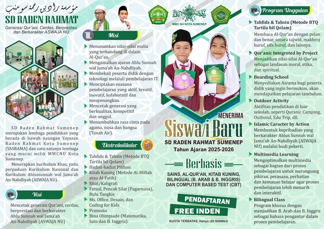 Brosur SD - Halaman Depan